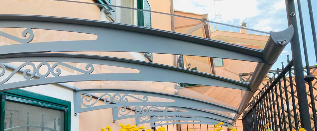 tettoia in ferro oldstyle installata