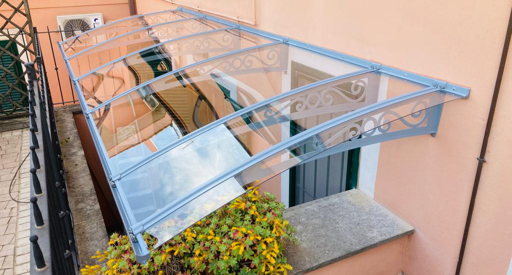 tettoia in ferro oldstyle installata