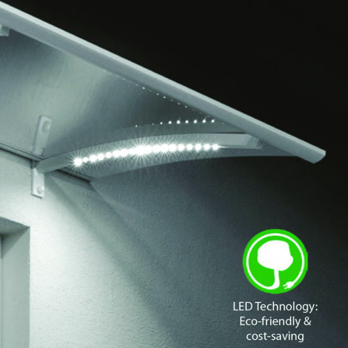 Pensilina Vela con Led accesi