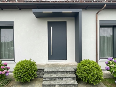 Pensilina Design Ingresso Villa Asti